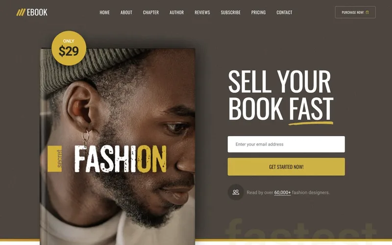 Crafto Ebook Landing Page