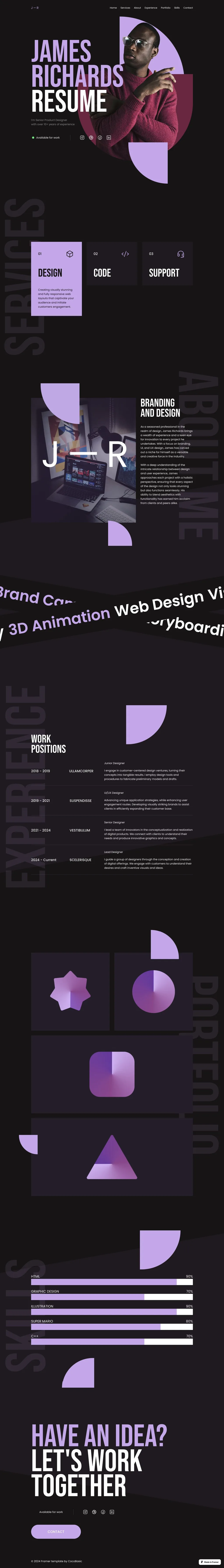 James Richards Portfolio