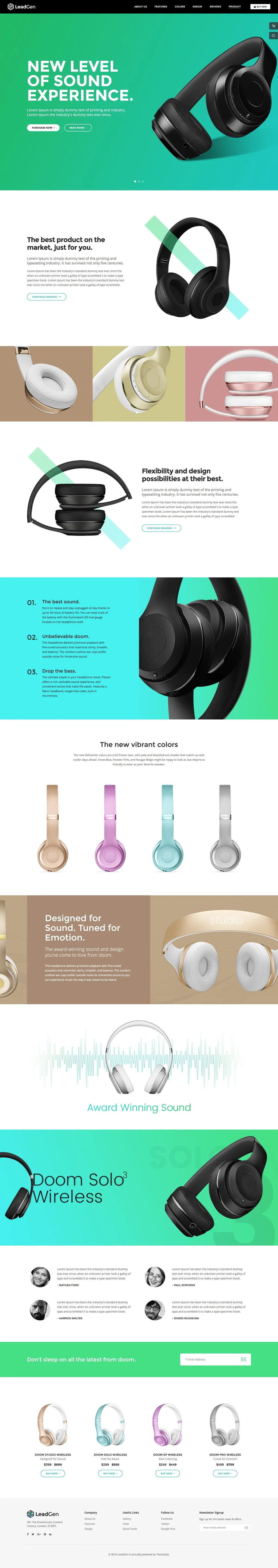 LeadGen Audio Products