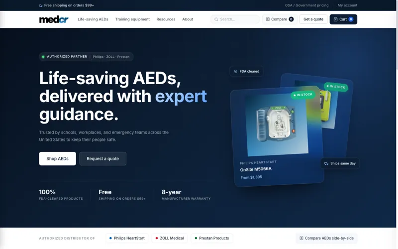 MedCr website